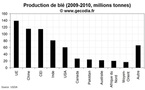 Les principaux producteurs de blé dans le monde